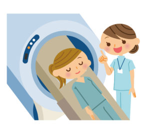 MRI検査はがんの広がりを調べるために用いられます
